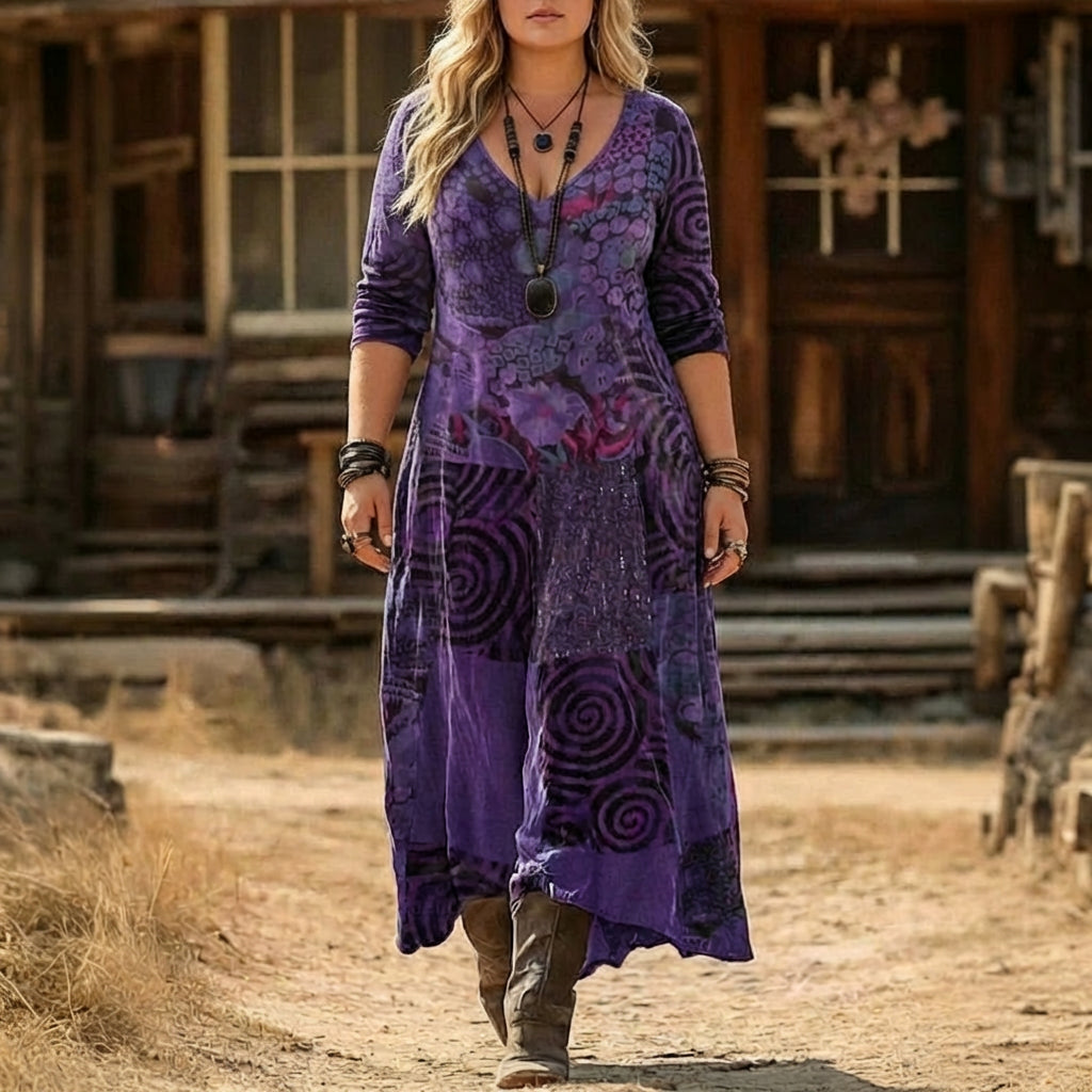 Maeve | Vintage-Inspired Long Sleeve Casual Dress