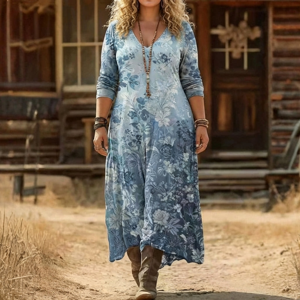 Lael | Vintage-Inspired Long Sleeve Casual Dress
