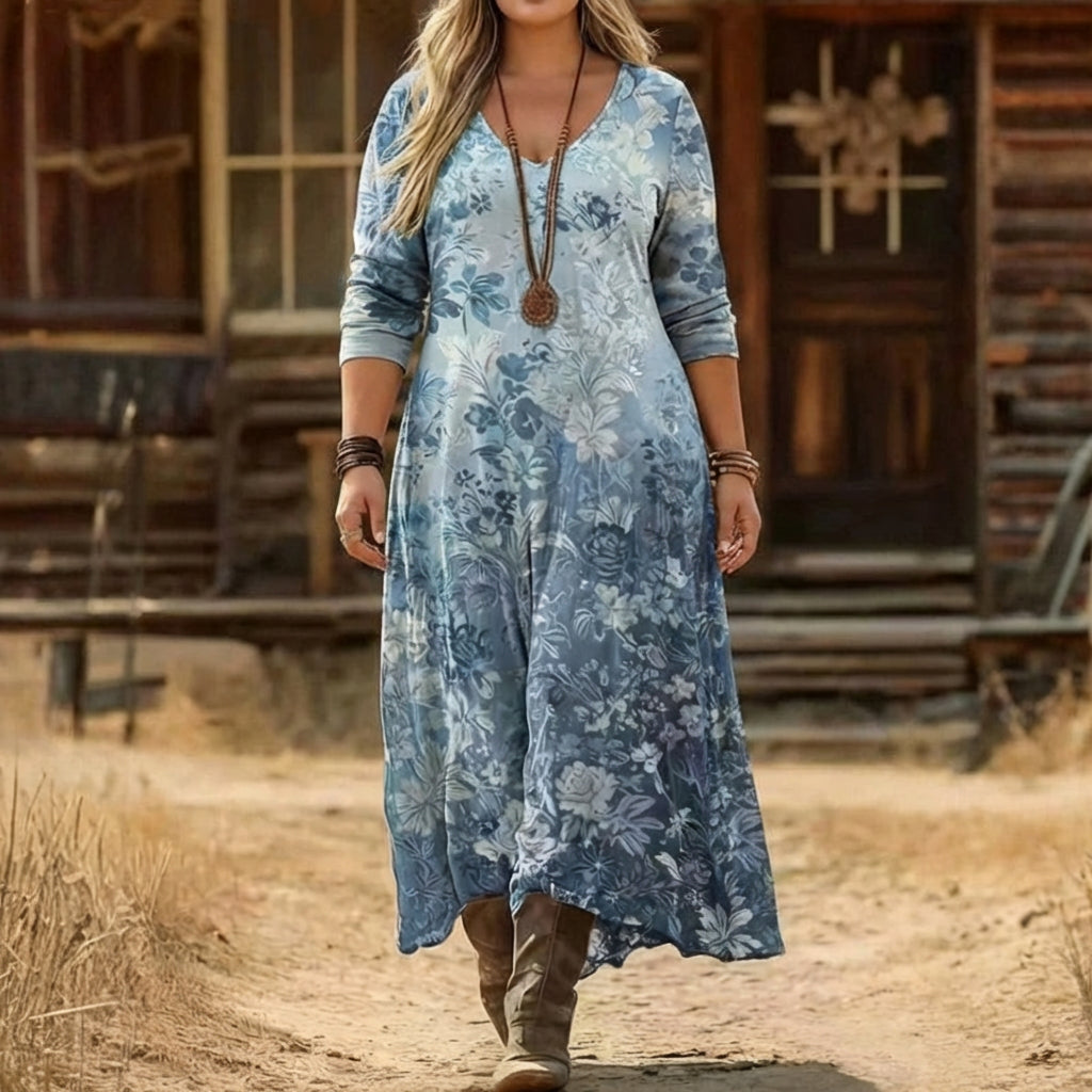 Lael | Vintage-Inspired Long Sleeve Casual Dress