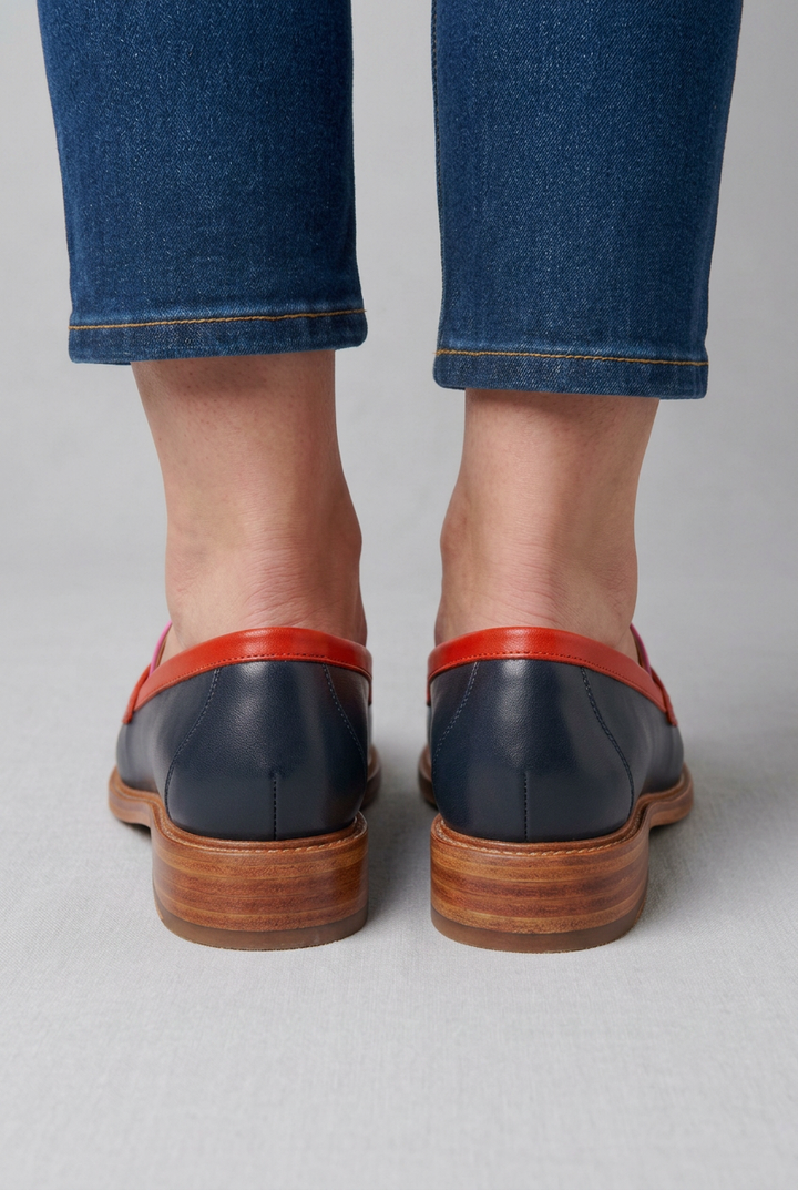 Elara | Elegant Colorblock Loafers