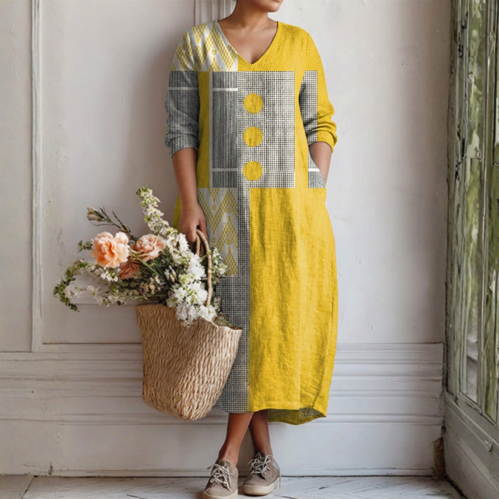 Genevieve - Easygoing Linen Dress
