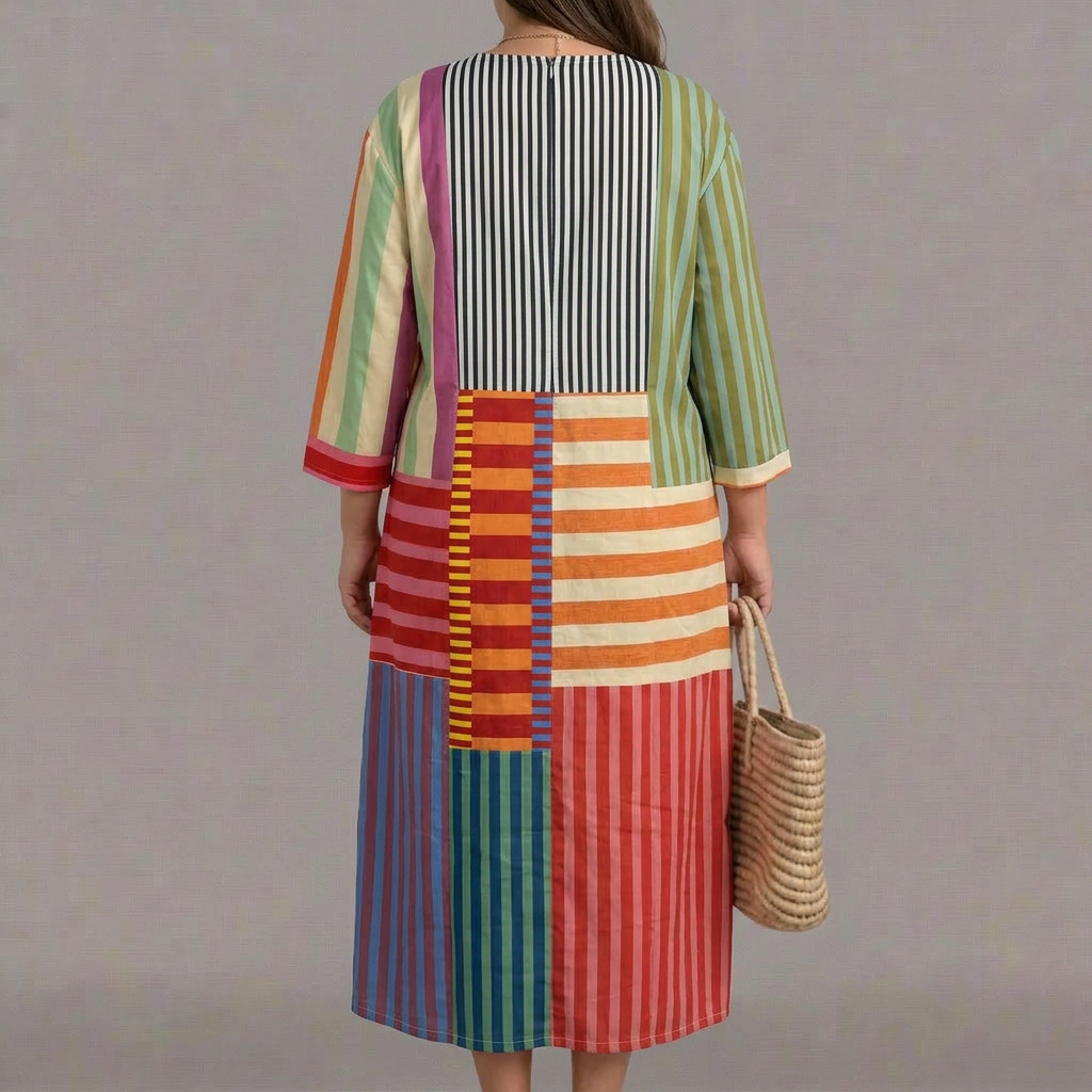 FLORENCE | ELEGANT GEOMETRIC DRESS