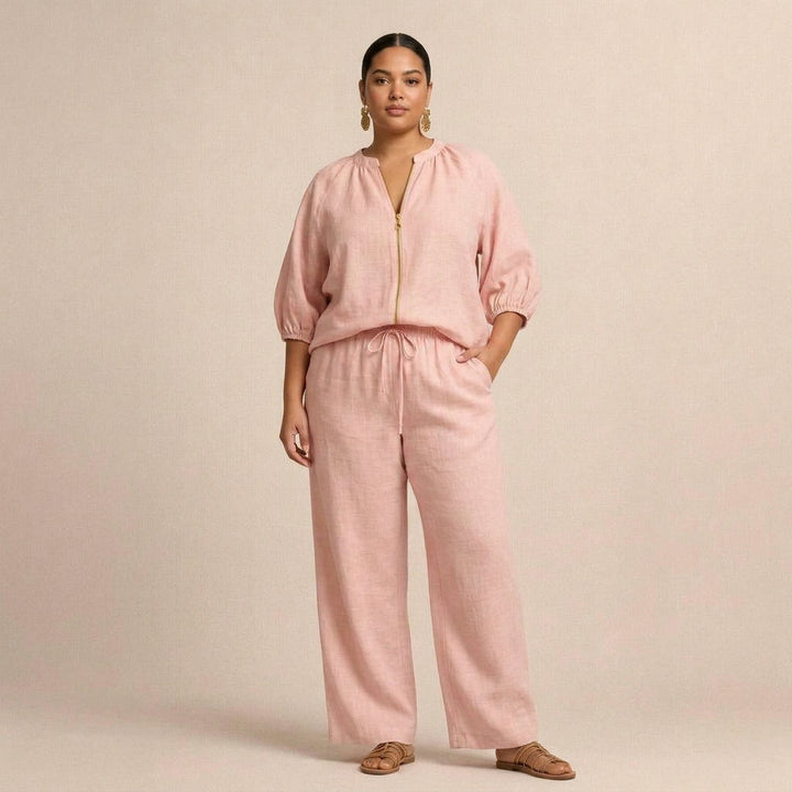 Paloma | Casual Set with Zipper