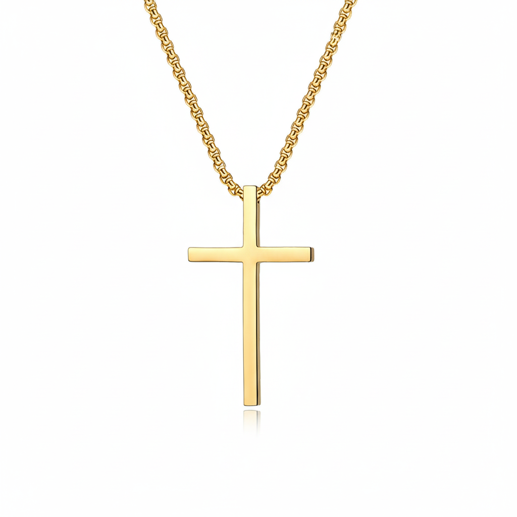 Romy Cross Necklace | Gold