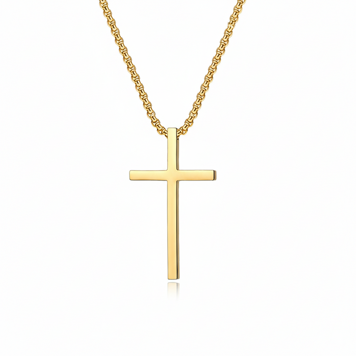 Romy Cross Necklace | Gold
