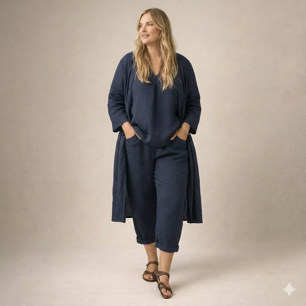 Lael | Loose Linen Set