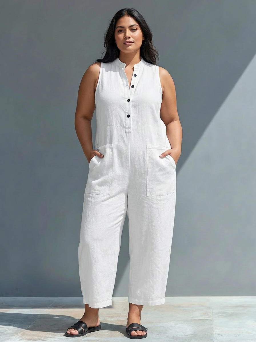 Bria | Jumpsuit Minimalist Linen