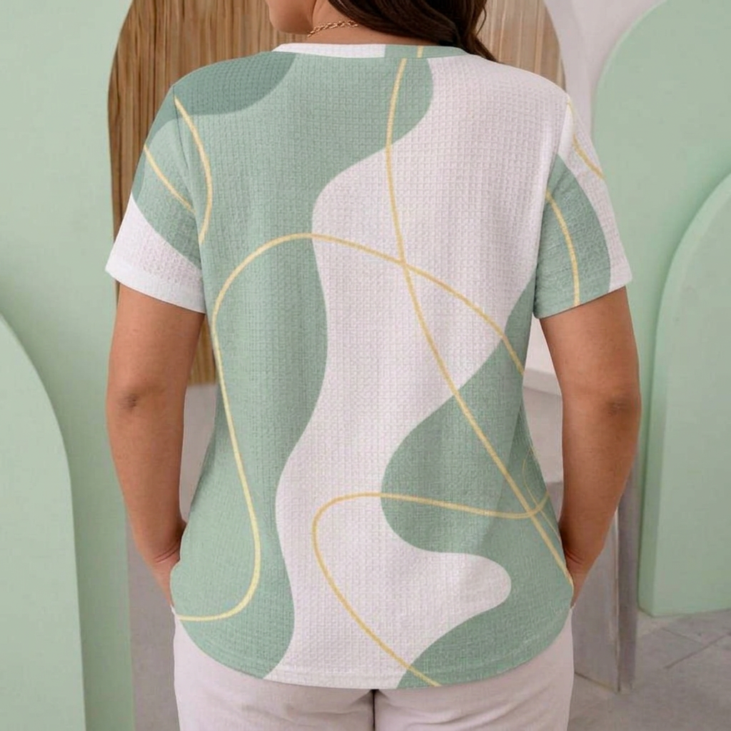 Imogen | Casual Color Block Blouse