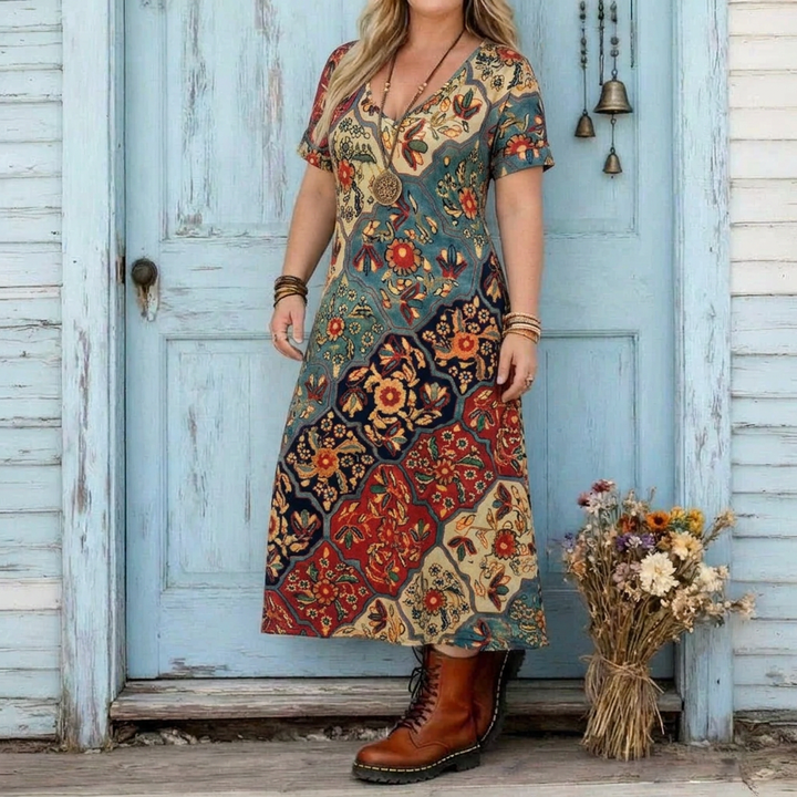 Isabeau | Vintage-Inspired Long Sleeve Casual Dress