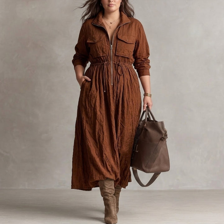Kaia - Collar Button Jumpsuit