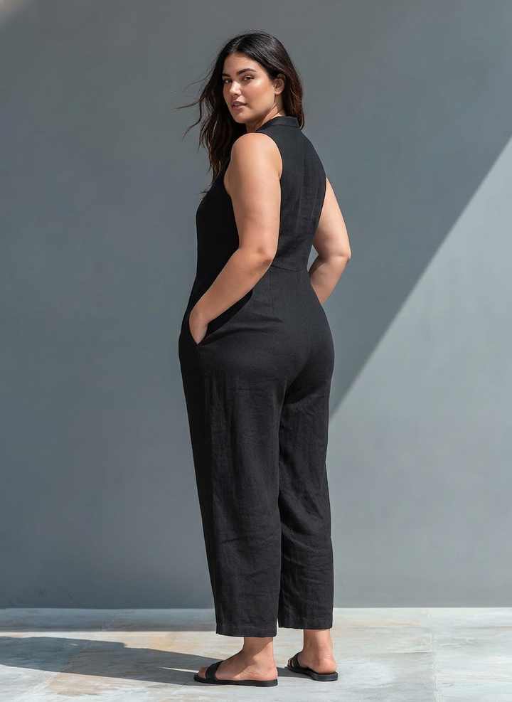 Bria | Jumpsuit Minimalist Linen