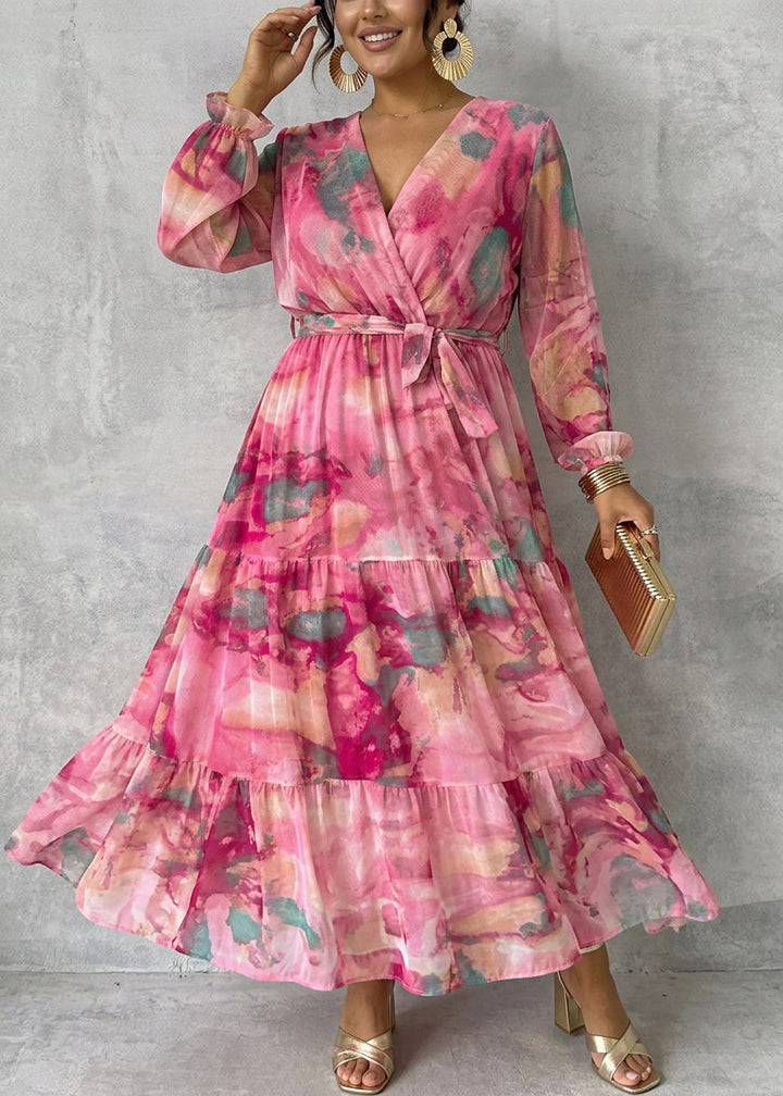 Petra | Wrap Dress with Floral Print