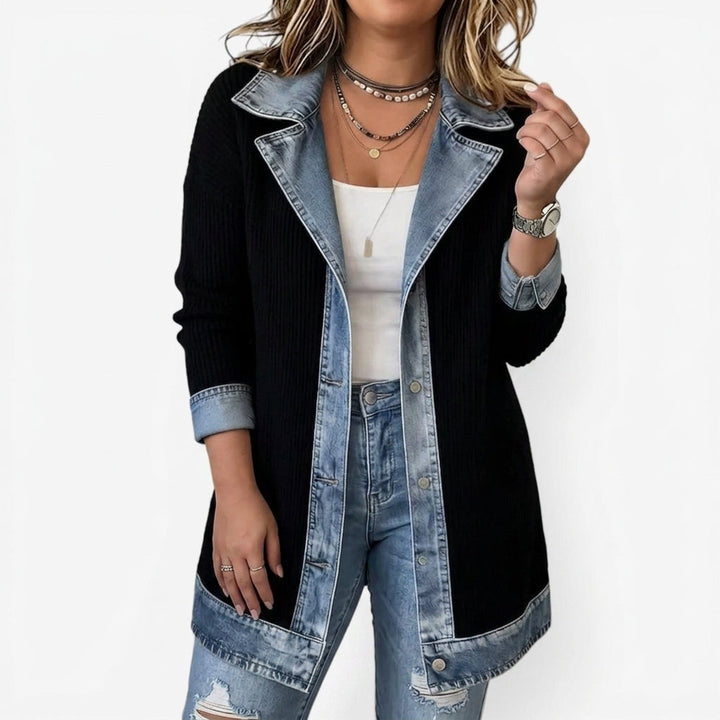 Yuki | Indigo Knit Jacket