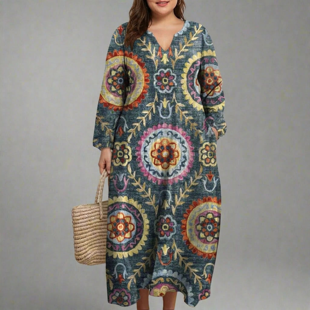 AMITY | ELEGANT GEOMETRIC DRESS