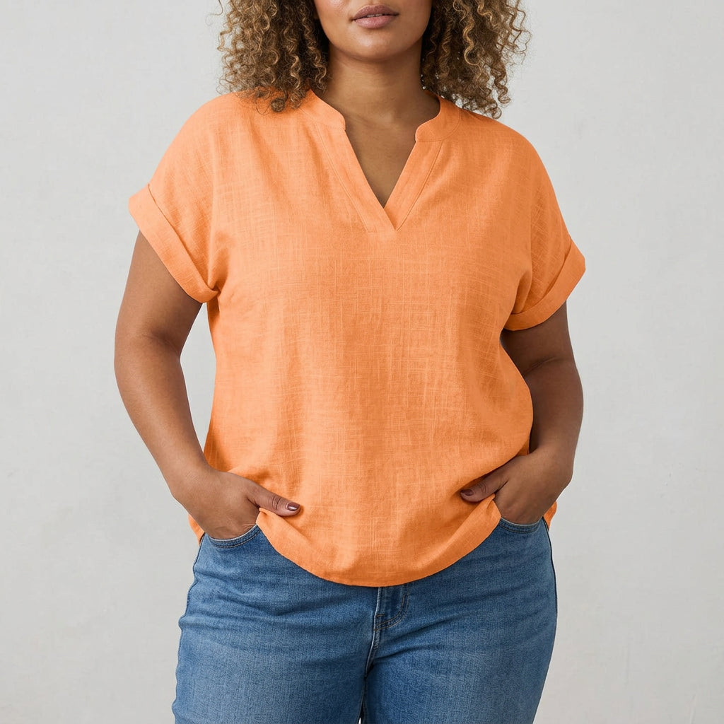 Ysolde | Comfortable V-Neck Blouse