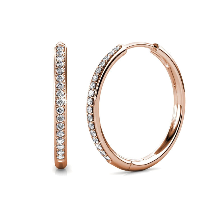 Livia Pave Earrings | Gold