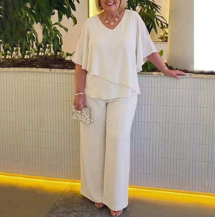 Vita | Co-ord Set Two-Piece With Pants Wide-Leg