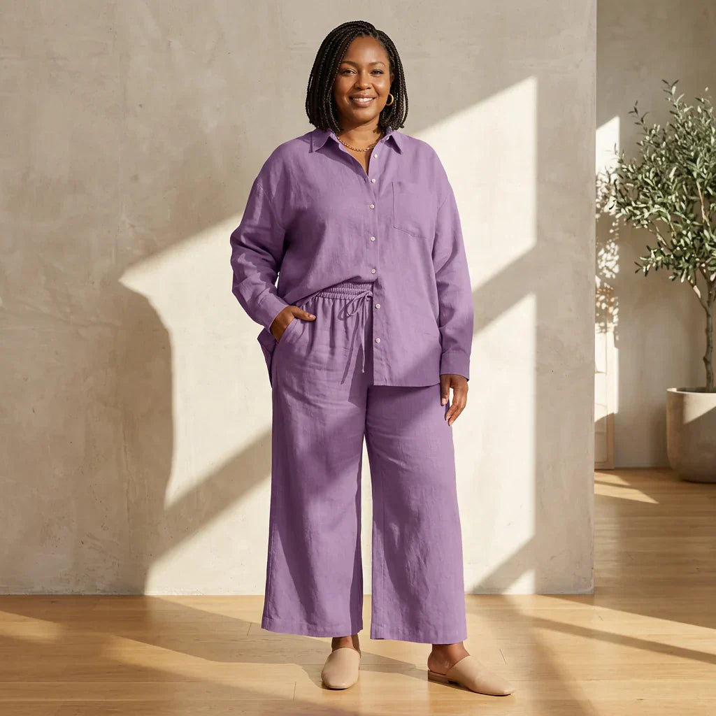 Persephone - Women’s Cotton Two-Piece Set