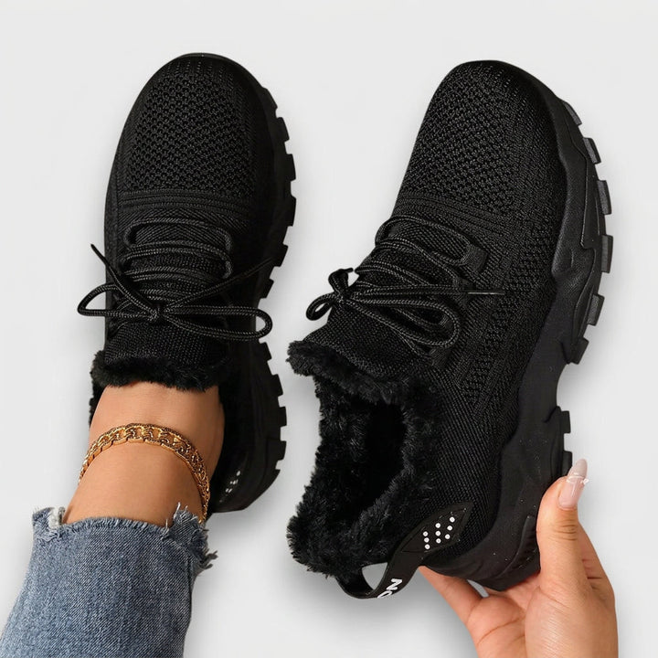 Estelle | Lace-Up Winter Sneakers