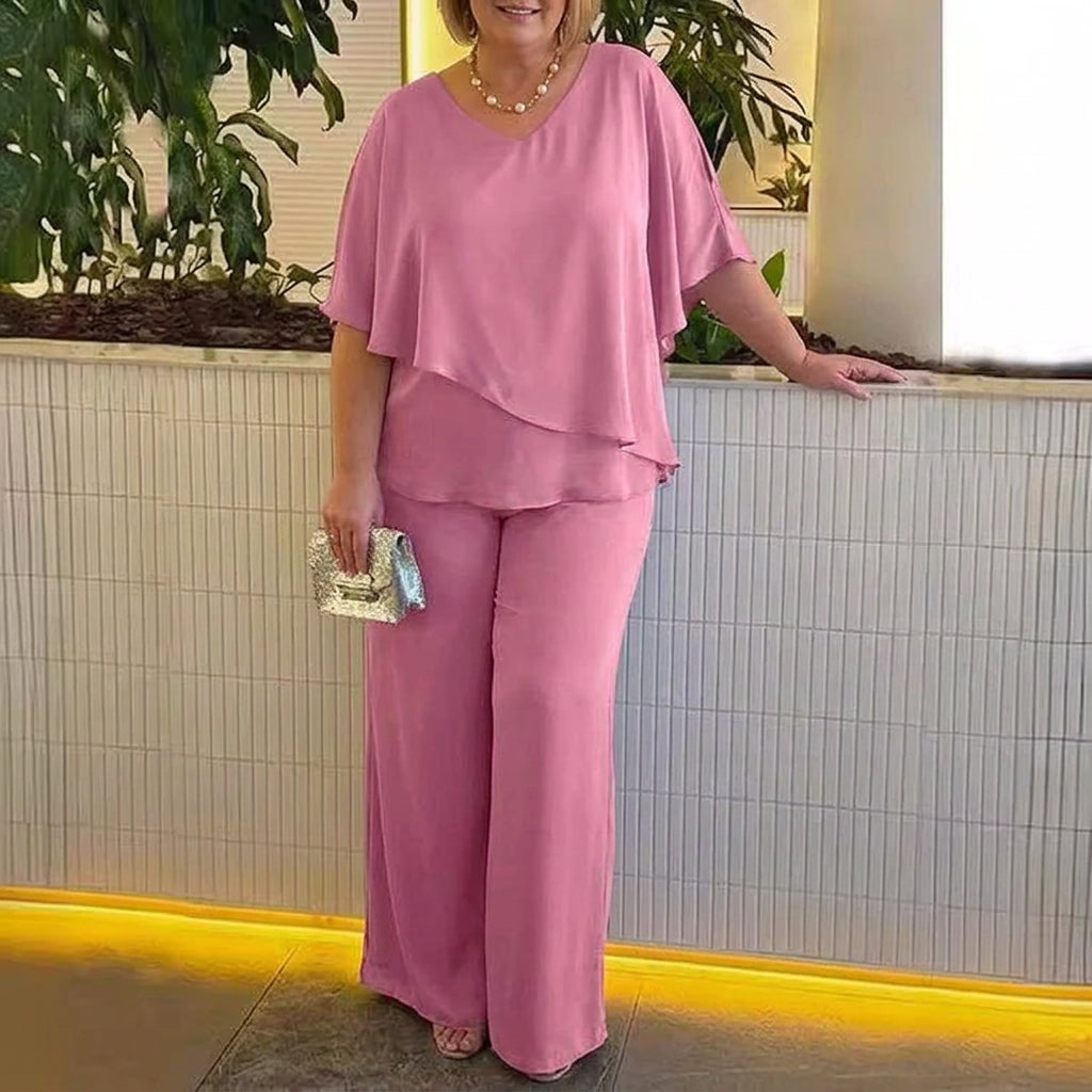 Vita | Co-ord Set Two-Piece With Pants Wide-Leg