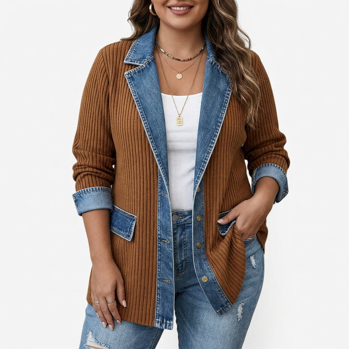 Yuki | Indigo Knit Jacket