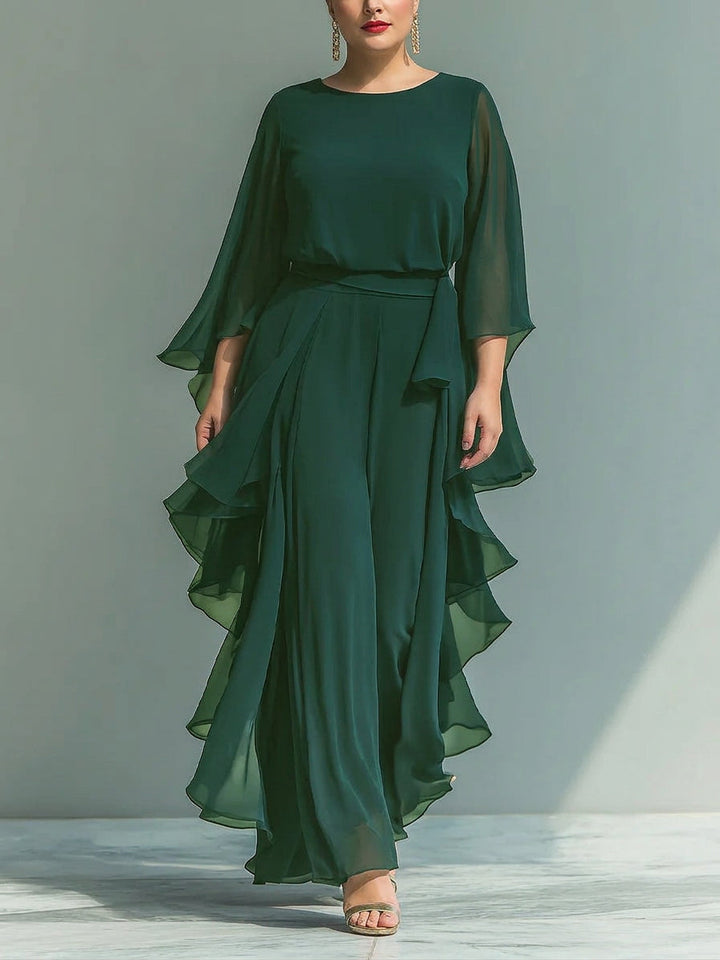 Lior | Elegant Flowing Evening Jumpsuit