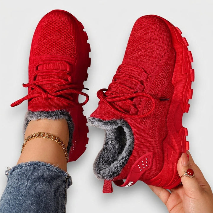 Estelle | Lace-Up Winter Sneakers
