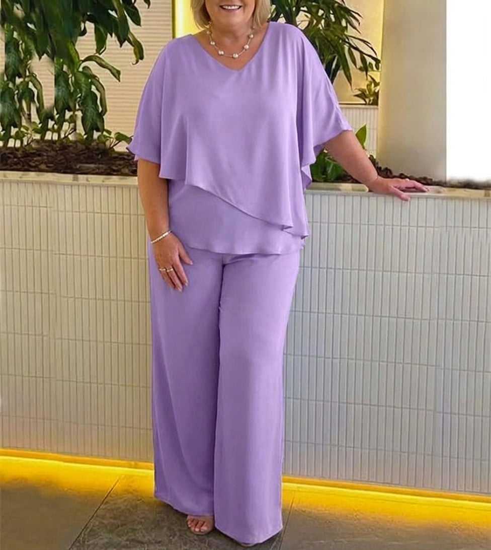 Vita | Co-ord Set Two-Piece With Pants Wide-Leg