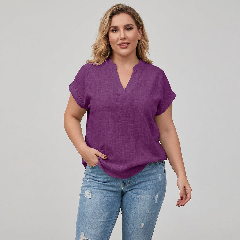 Ysolde | Comfortable V-Neck Blouse