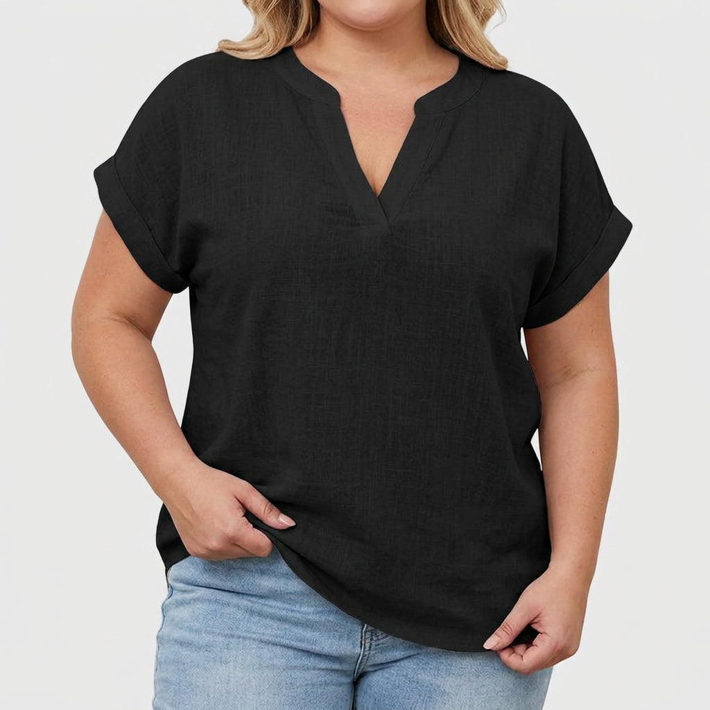 Ysolde | Comfortable V-Neck Blouse