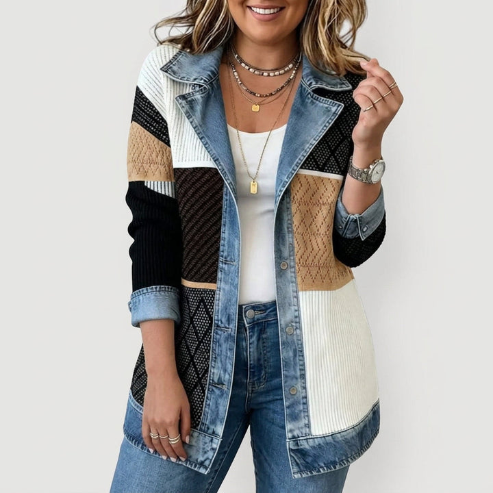 Yuki | Indigo Knit Jacket