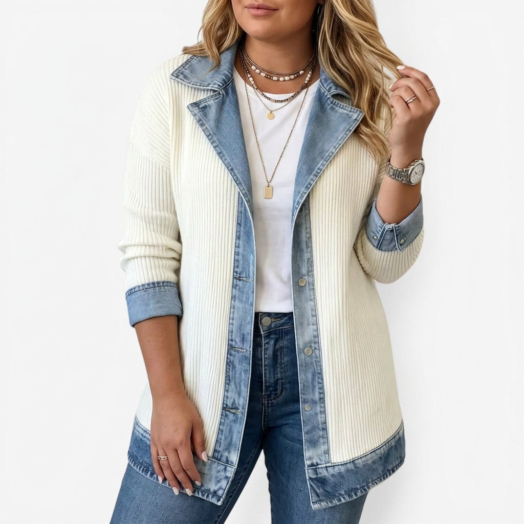 Yuki | Indigo Knit Jacket