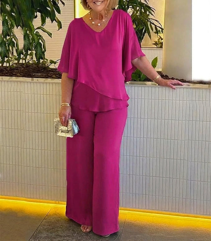 Vita | Co-ord Set Two-Piece With Pants Wide-Leg