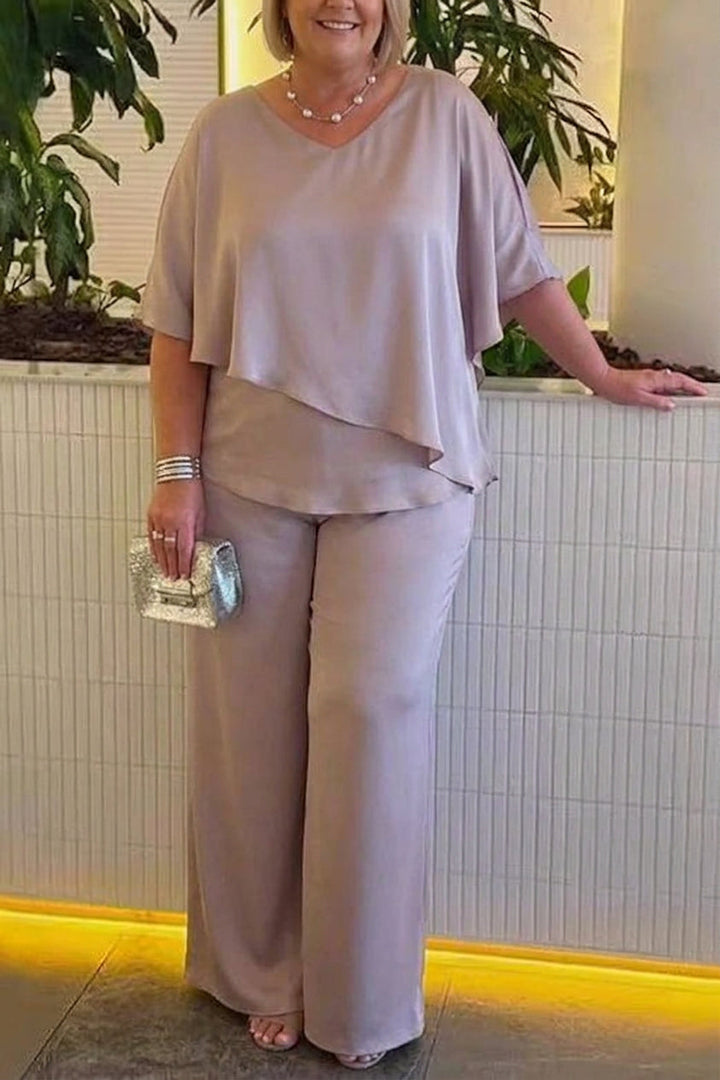 Vita | Co-ord Set Two-Piece With Pants Wide-Leg