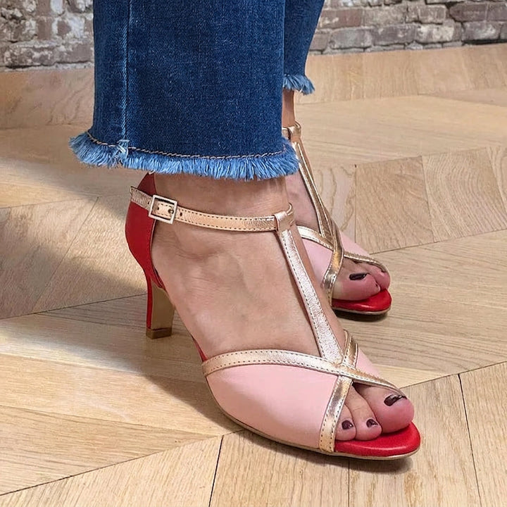 ELEGANT SANDAL WITH T-BAR STRAP