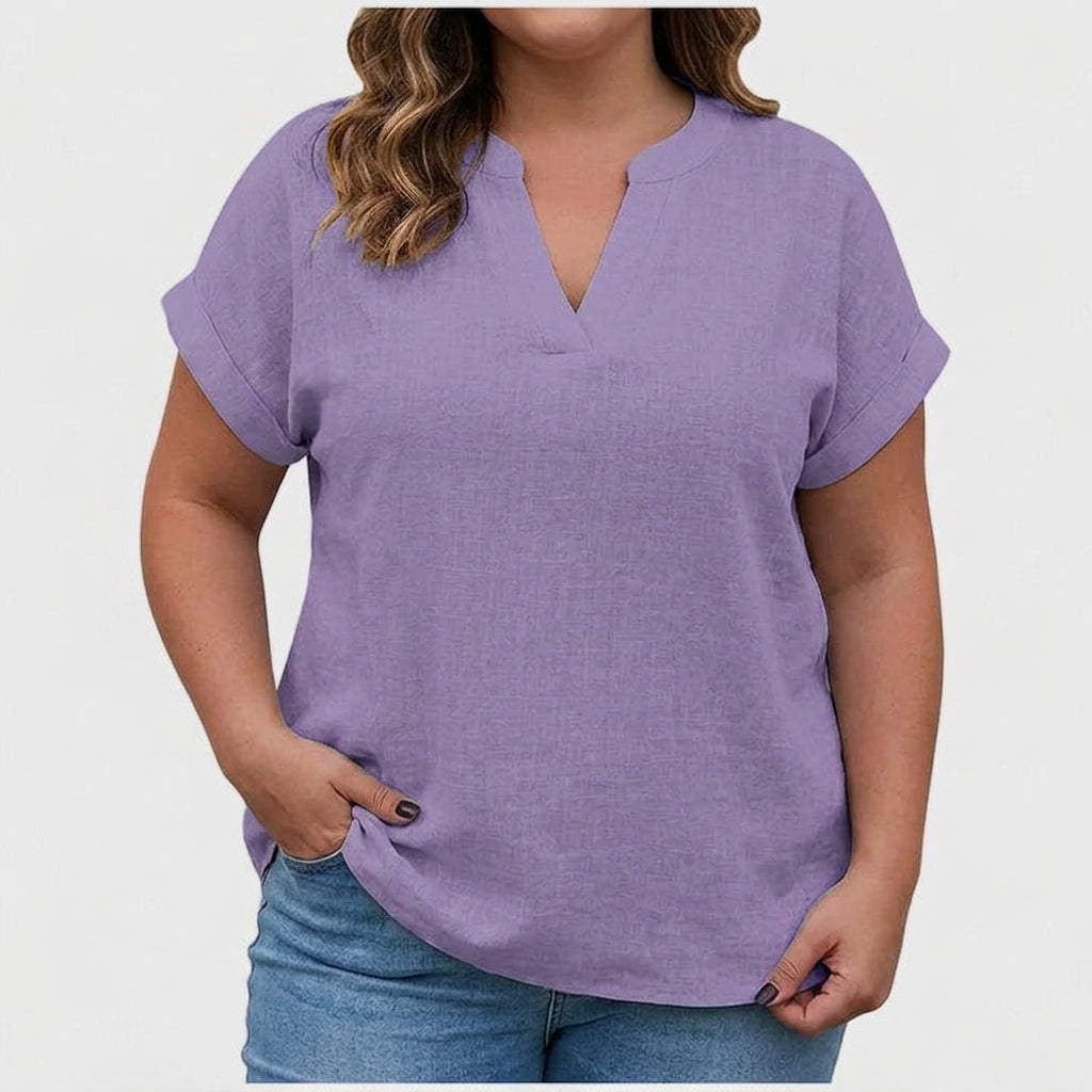 Ysolde | Comfortable V-Neck Blouse