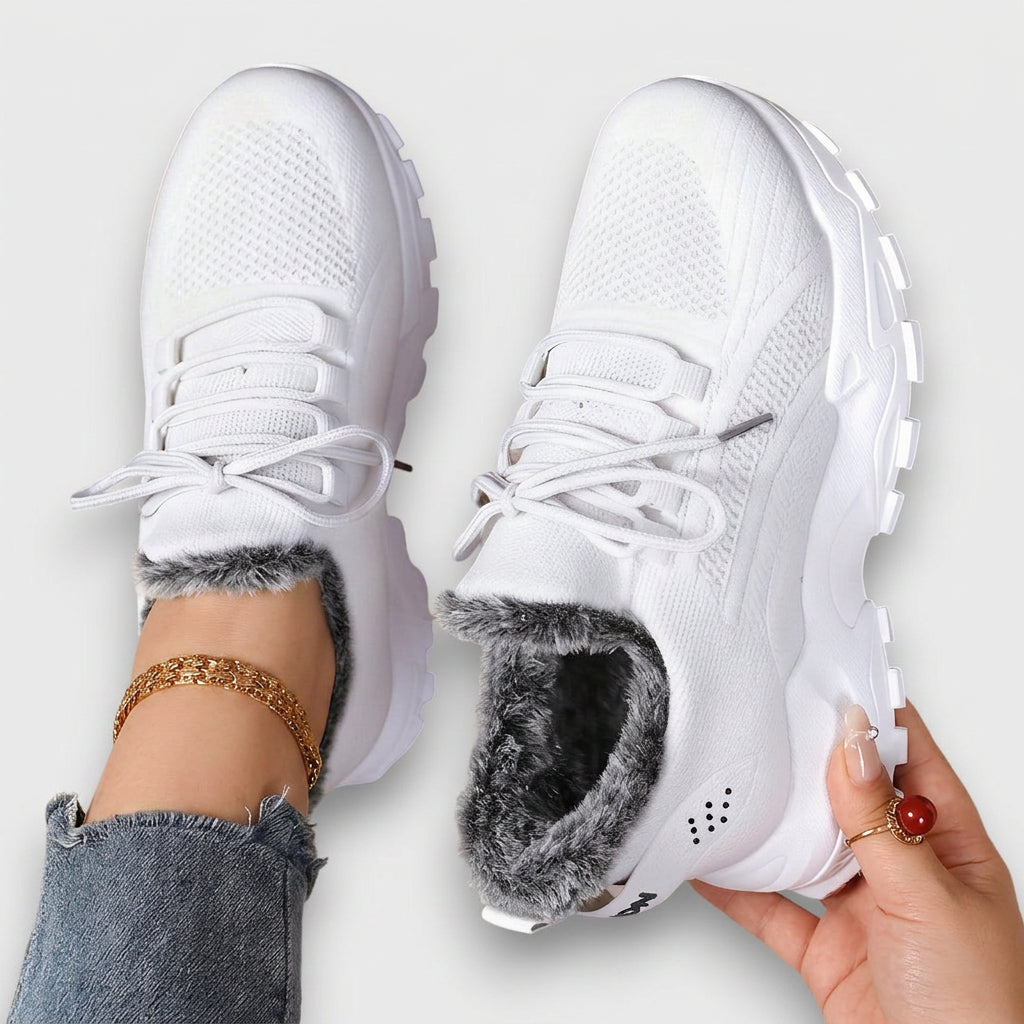 Estelle | Lace-Up Winter Sneakers