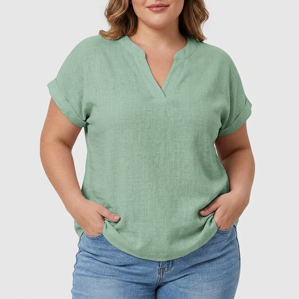 Ysolde | Comfortable V-Neck Blouse