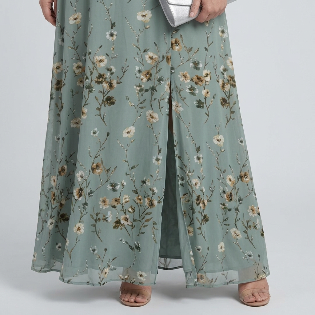 Ottilie | Halter Bloom Flow Maxi Dress