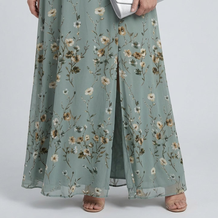 Ottilie | Halter Bloom Flow Maxi Dress