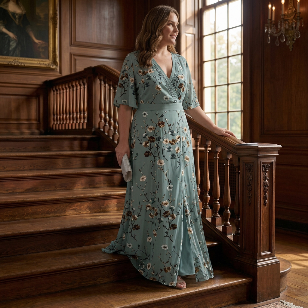 Ottilie | Halter Bloom Flow Maxi Dress