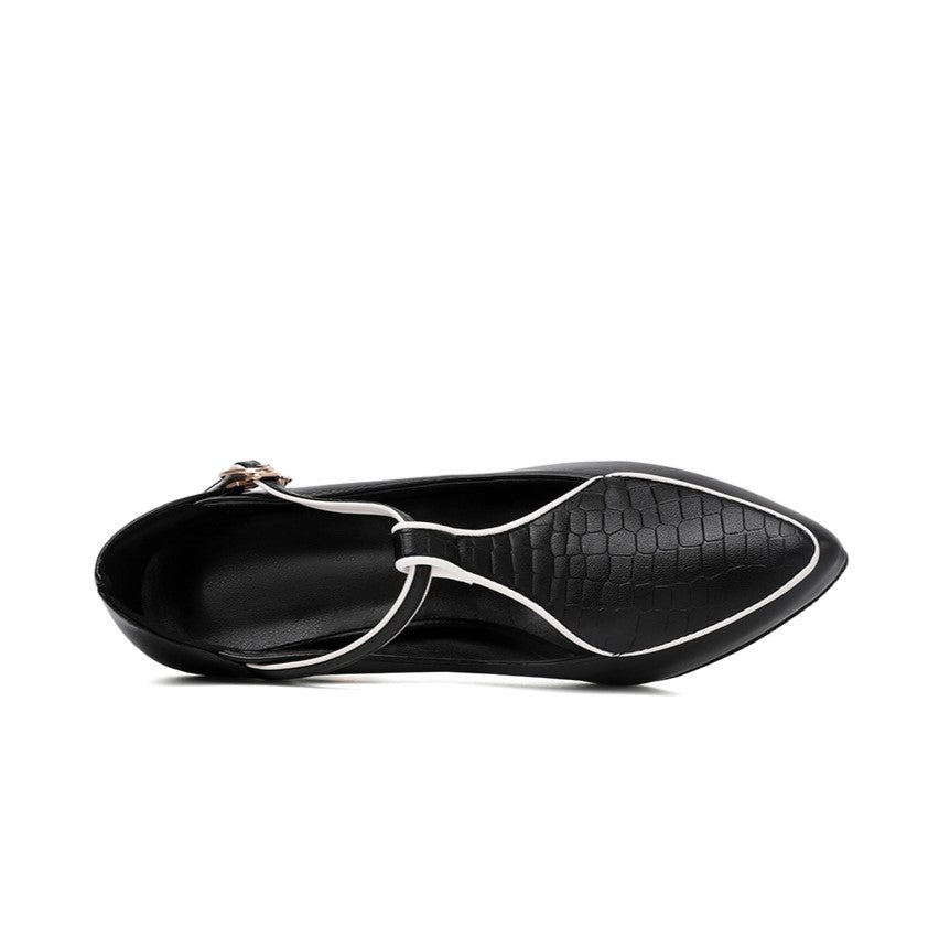 Monroe – T-Bar Jewel Pumps