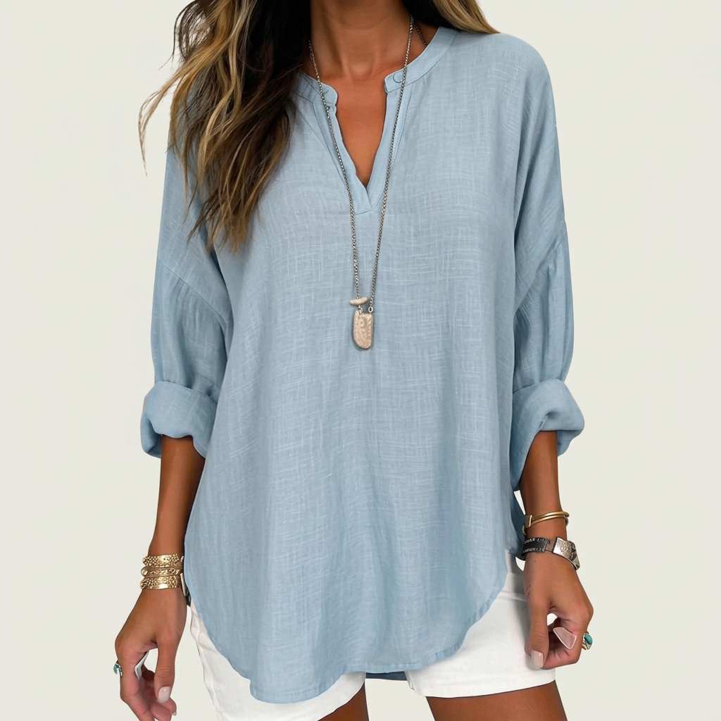 PENELOPE | Linen-look Blouse