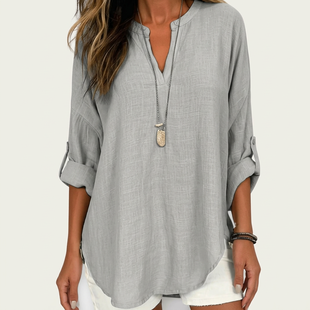 PENELOPE | Linen-look Blouse