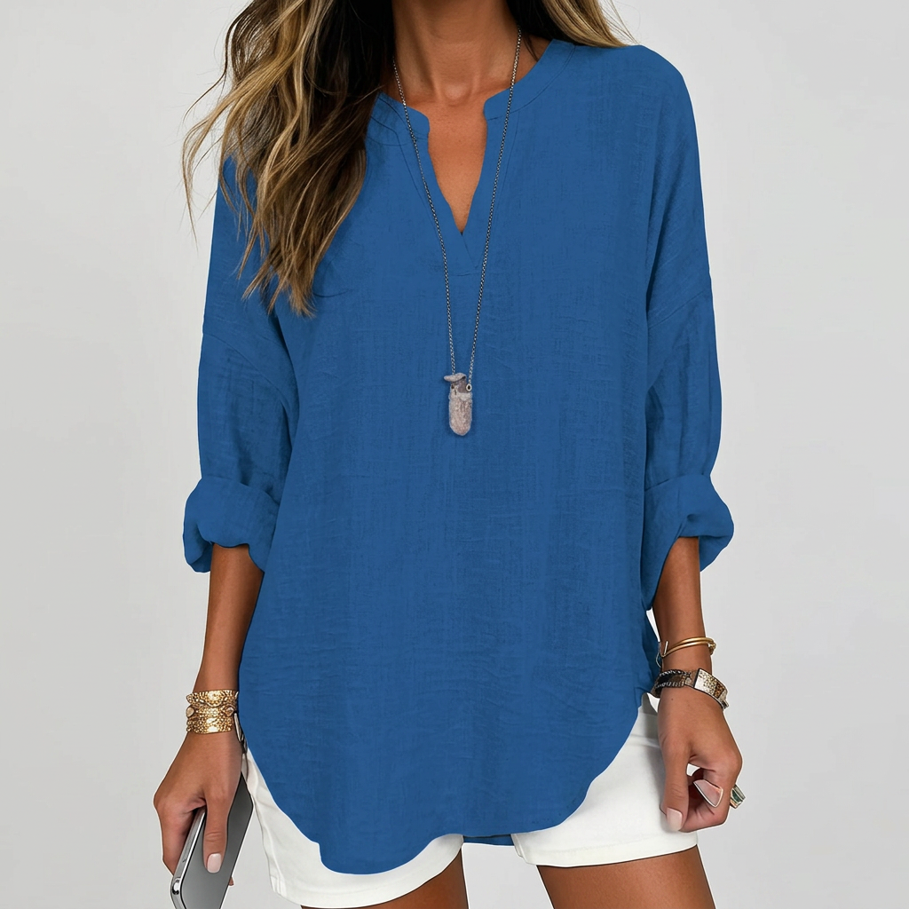 PENELOPE | Linen-look Blouse