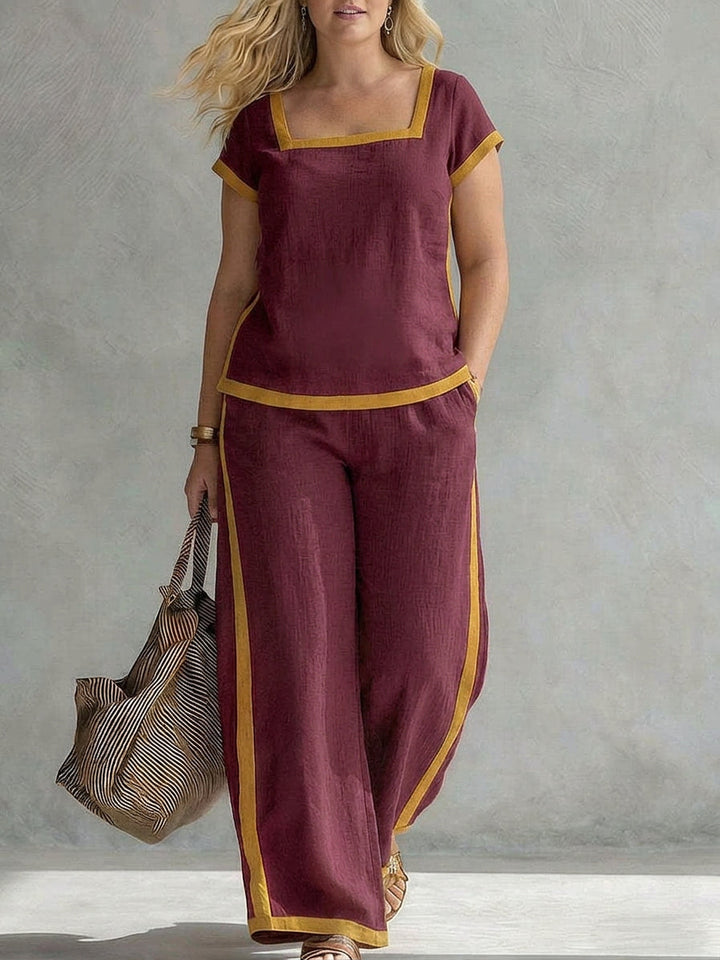 Tova - Linen Co-ord Set Elegant Two-Piece