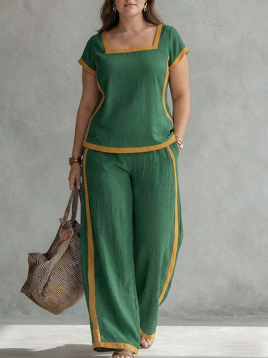 Tova - Linen Co-ord Set Elegant Two-Piece