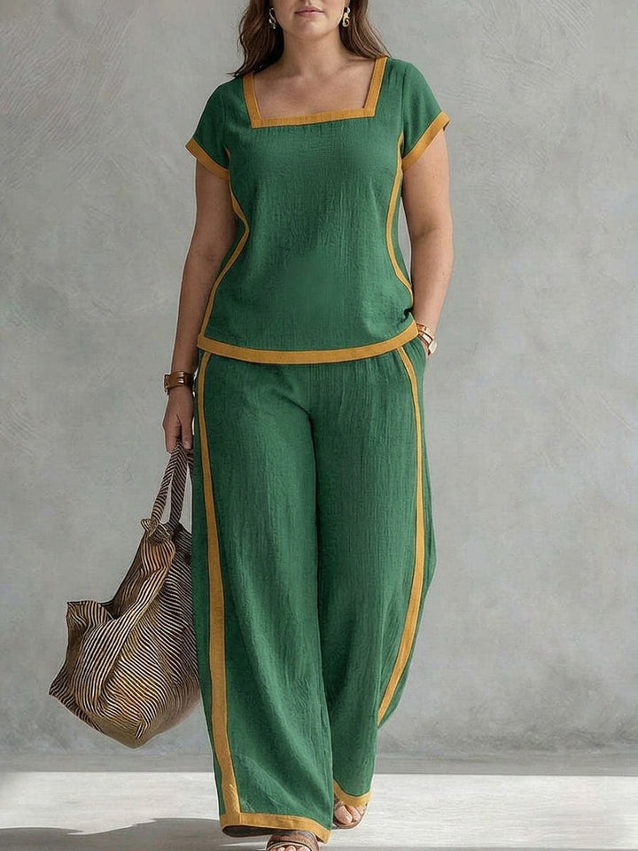 Tova - Linen Co-ord Set Elegant Two-Piece
