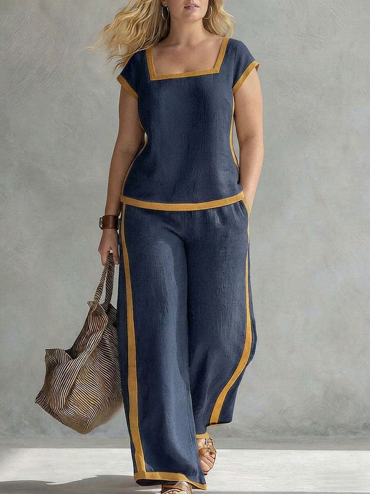 Tova - Linen Co-ord Set Elegant Two-Piece