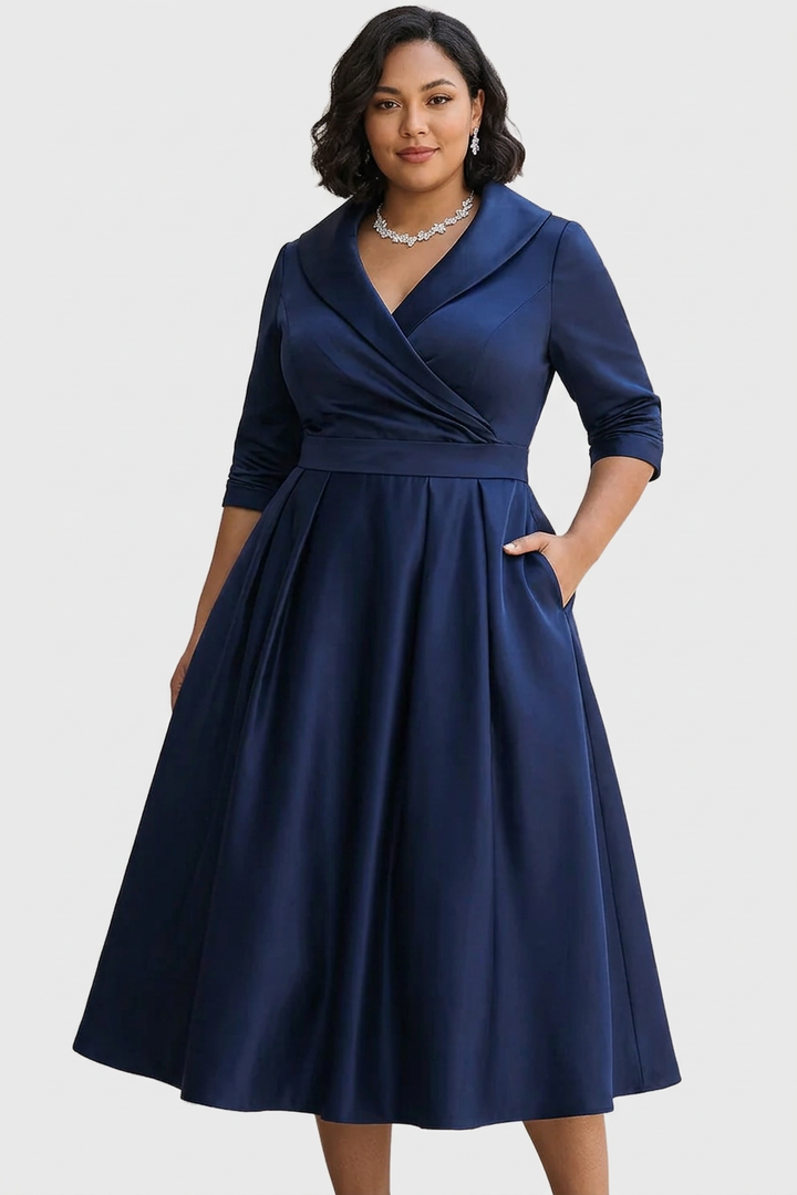 Romaine - Elegant midi dress